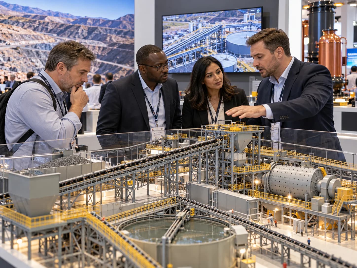 Mineral processing facility serving the mining value chain
